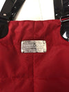 Yankee Candle Red & Black Quilted Tote Bag Purse Quilted Patent Straps Soft