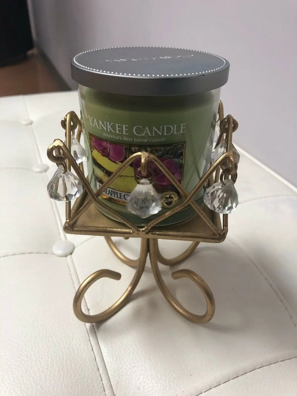 Beautiful Exotic Royal Gold Tone Candle Holder by DALEY1DEALS,LLC.