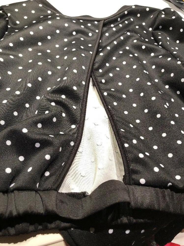 Ann Taylor black + white polka dot shirt XS by Ann Taylor
