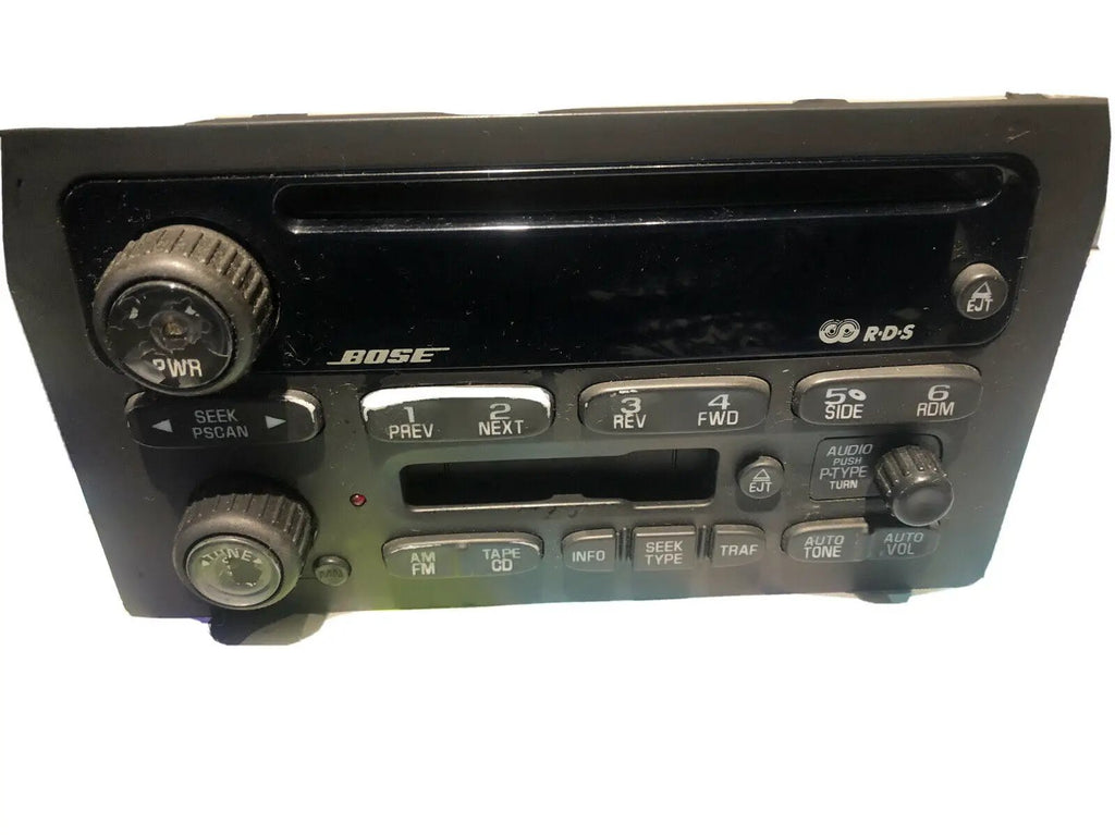 Trailblazer Envoy OEM CD Cassette radio.Factory original reman BOSE stereo 02-03 by Delco