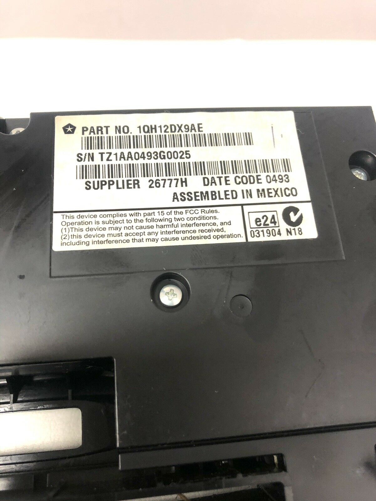 2011-2014 Dodge Charger AC Heater Climate Control Temperature Unit OEM J1A0987/1