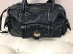 Womens MARC BY MARC JACOBS Black Leather Mid Size Sachel Handbag