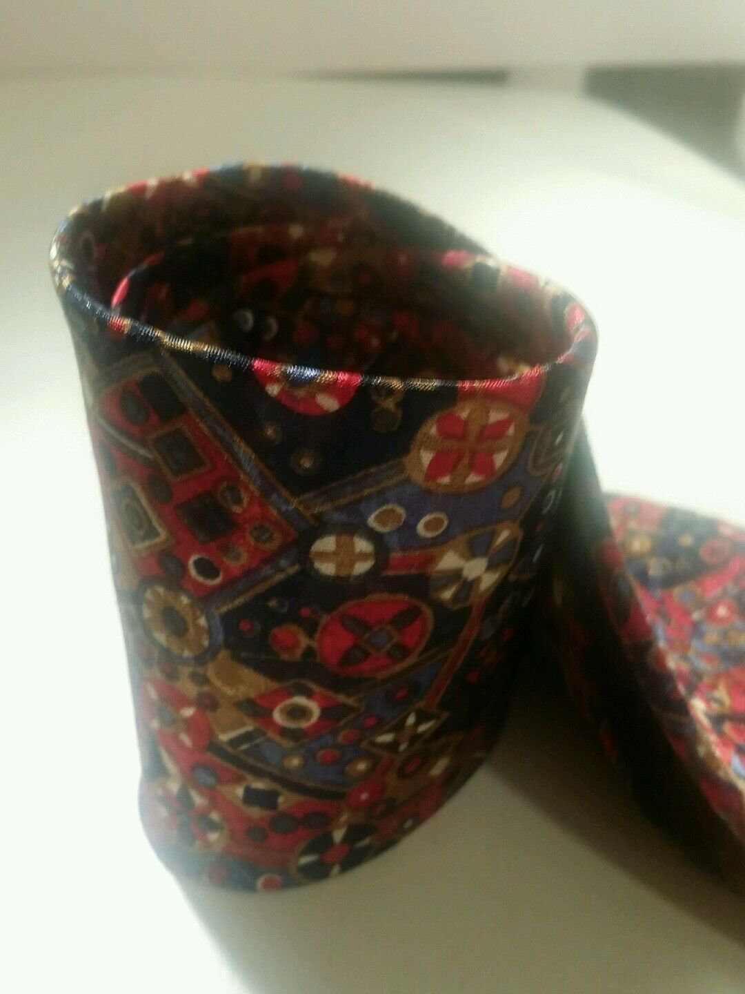 VTG Christian Dior Monsieur tiel Unique decorative abstract Pattern.