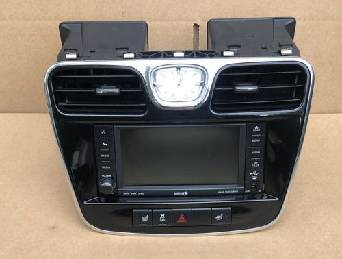 Chrysler 200 RBZ Dodge Jeep Navigation Stereo Radio Dash Dashboard System Bezel