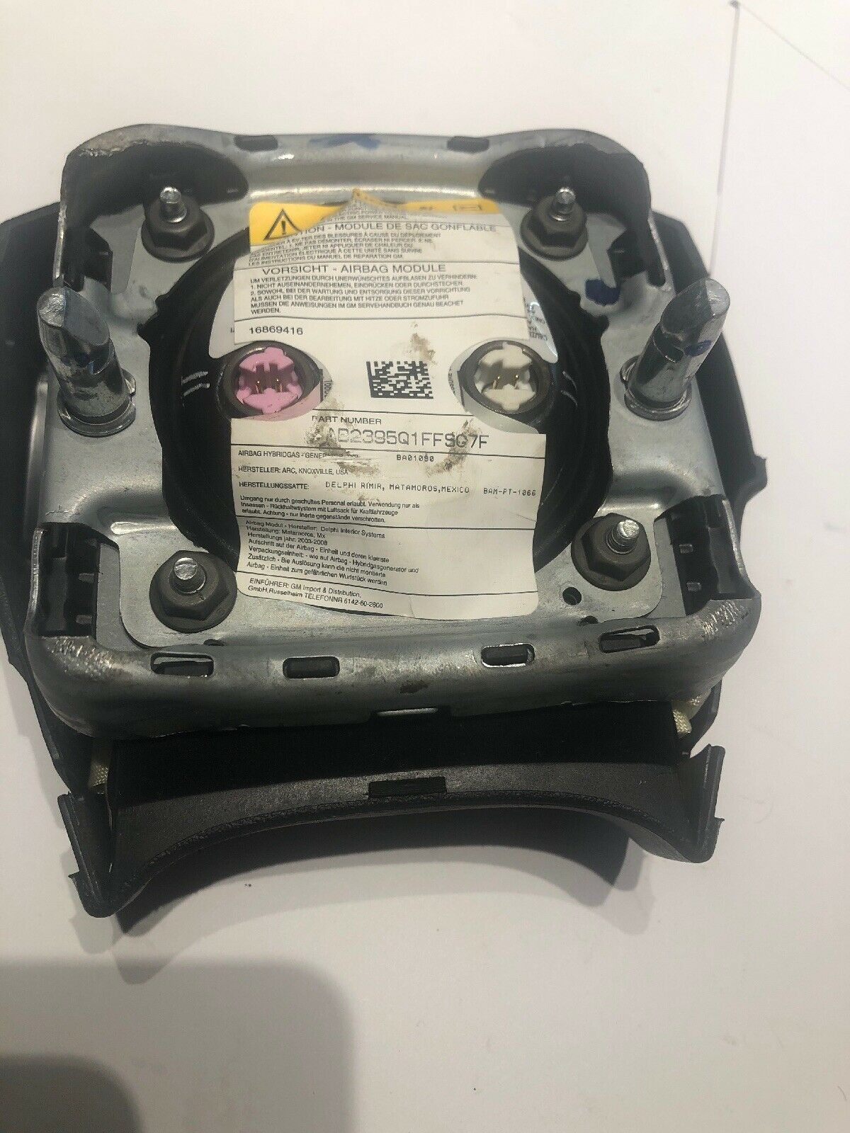 FITS 2005-2009 CHEVY TRAILBLAZER OEM DRIVER AIRBAG