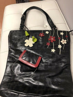 VEGAN New Espe Bag Red Synthetic Handbag Shoulder Bag Large Black Description