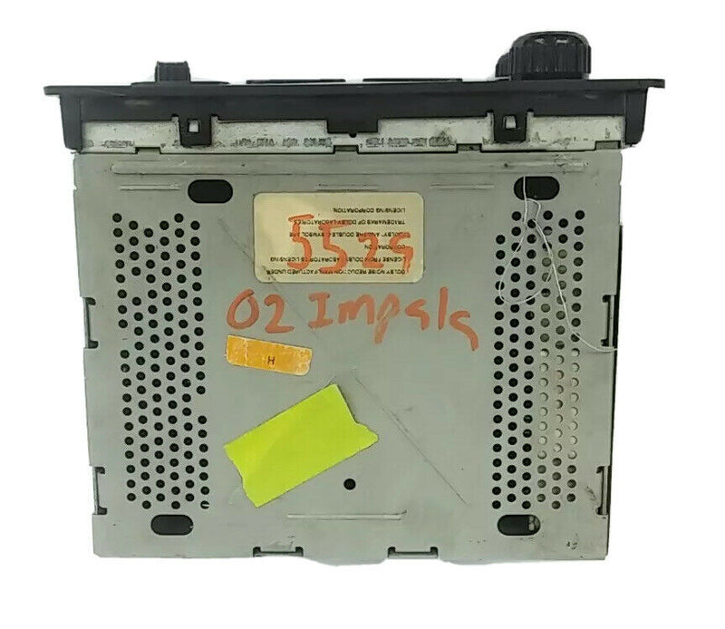 2000-2005 Chevrolet Monte Carlo Impala OEM Radio Cd Cassette 10317994 TESTED