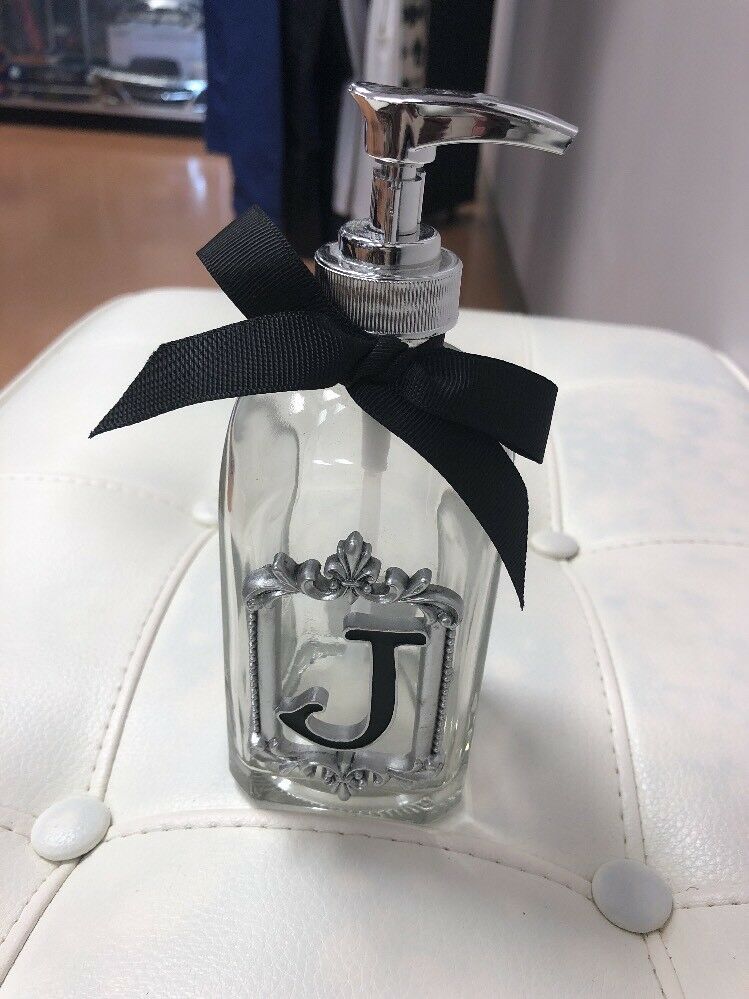 J Toiletry Bottle With Pump