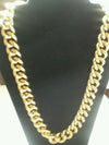 gold large bling costume jewelry necklace size 11 inches long