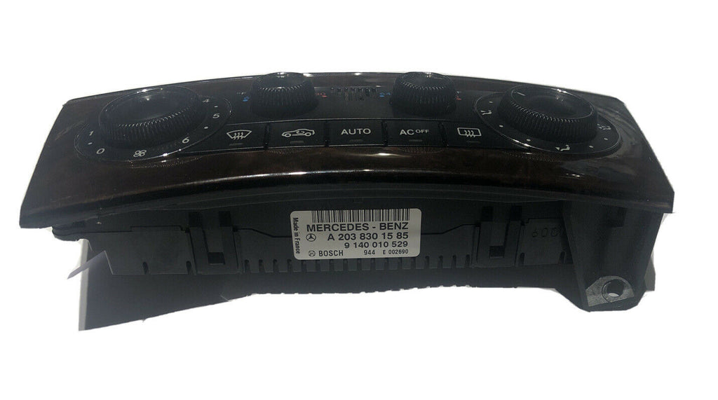 01-05 C240 A 203 830 1585 Climate Control Panel Temperature Unit A/C Heater
