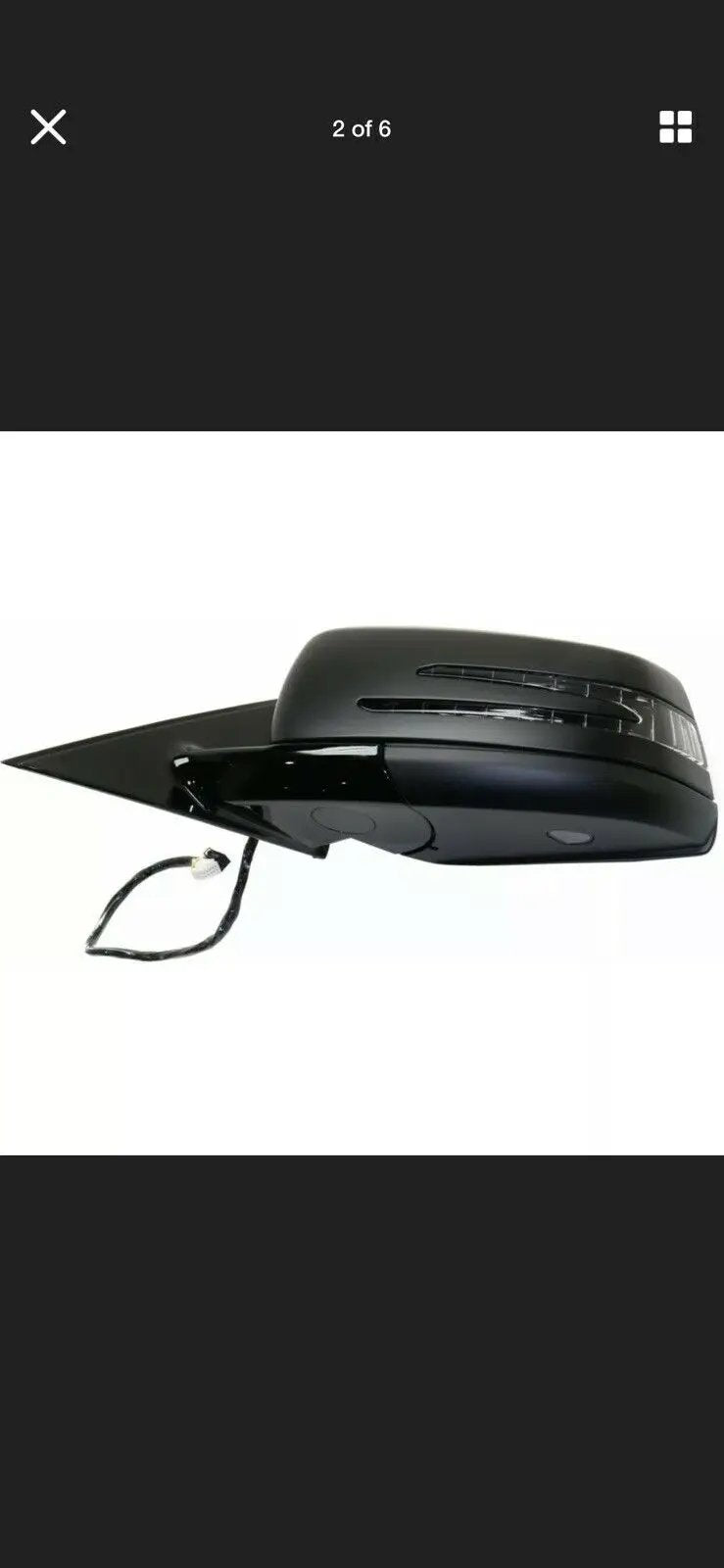 For Mercedes Benz E 550 Mirror 2010-2013 Driver Side Paintable OEM 0001726822 by KarParts360