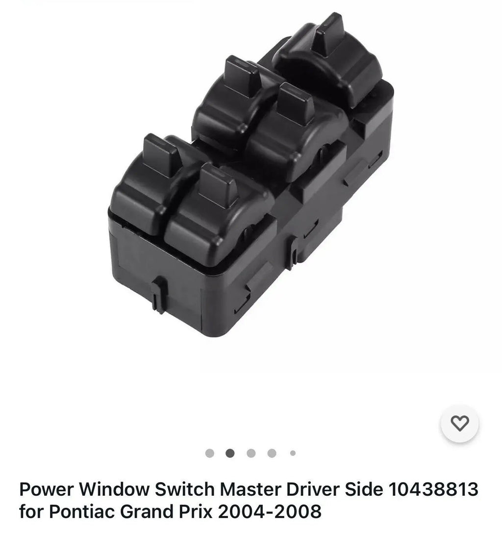 Power Window Switch Master Driver Side 10438813 for Pontiac Grand Prix 2004-2008 by uxcell