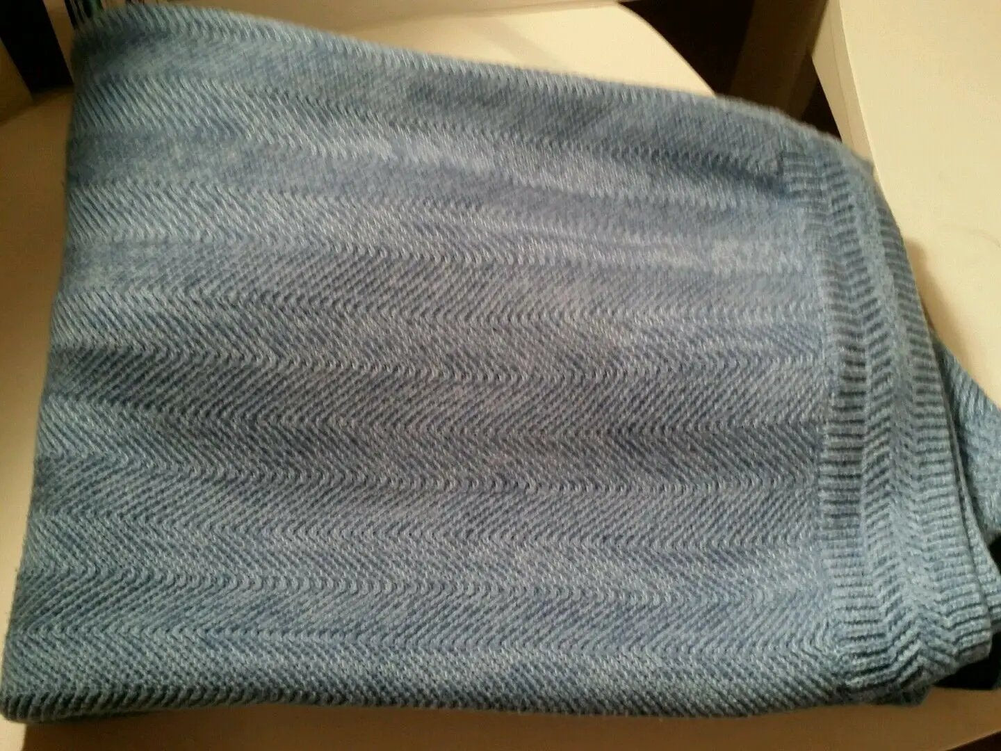 CHAPS %100 COTTON Sky blue sweater size large. by Chaps