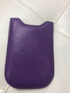 Victoria's Secret Purple Leather Cell Phone Sleeve Holder For iPhone 4/5