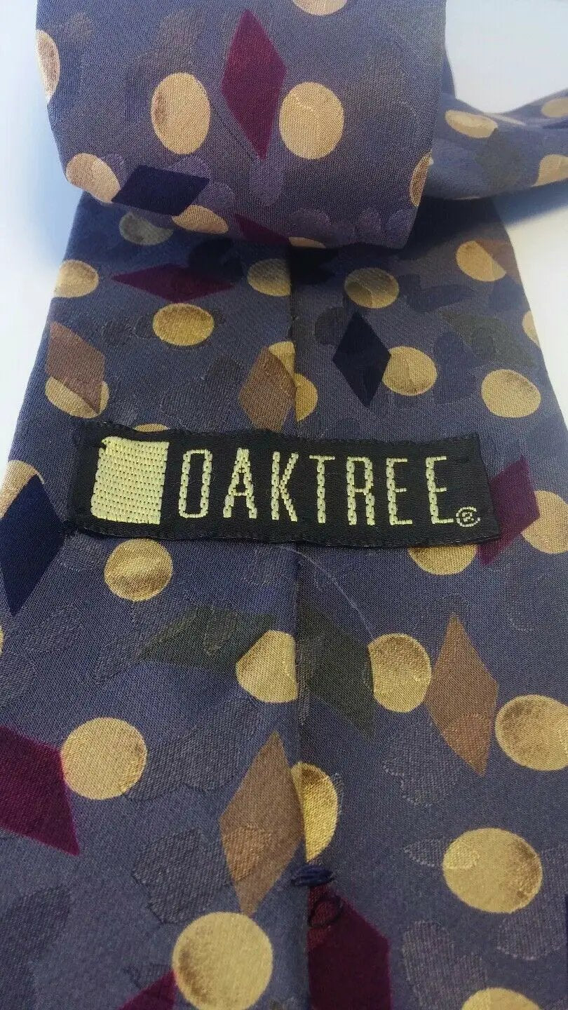 MEN NECK TIES 100% ITALY BLUE. BROWN. OAKTREE by DALEY1DEALS,LLC.