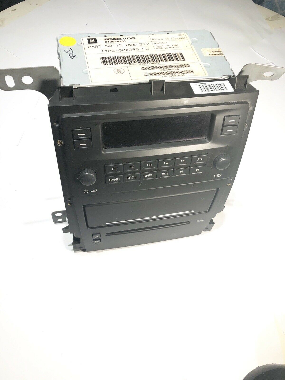 2006 CADILLAC STS 3.6L RWD #12 RADIO/CD PLAYER 15806292 OEM