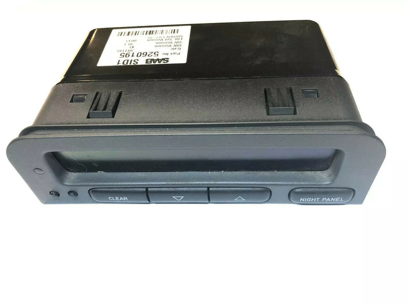 SAAB 93 SID1 SIU DASH INFORMATION CHECK CONTROL RADIO DISPLAY -PART NO. 5260195