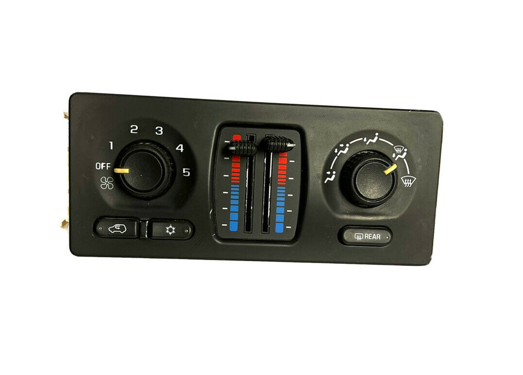 195 03-09 envoy trailblazer heater AC defrost climate control unit used tested