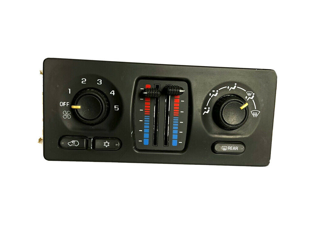 195 03-09 envoy trailblazer heater AC defrost climate control unit used tested