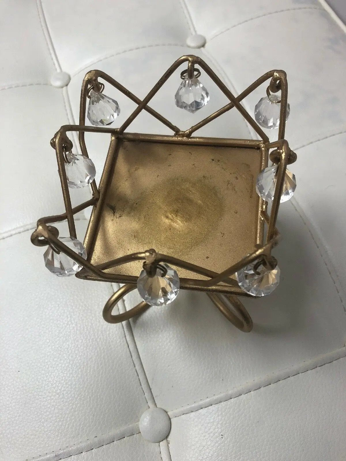 Beautiful Exotic Royal Gold Tone Candle Holder by DALEY1DEALS,LLC.