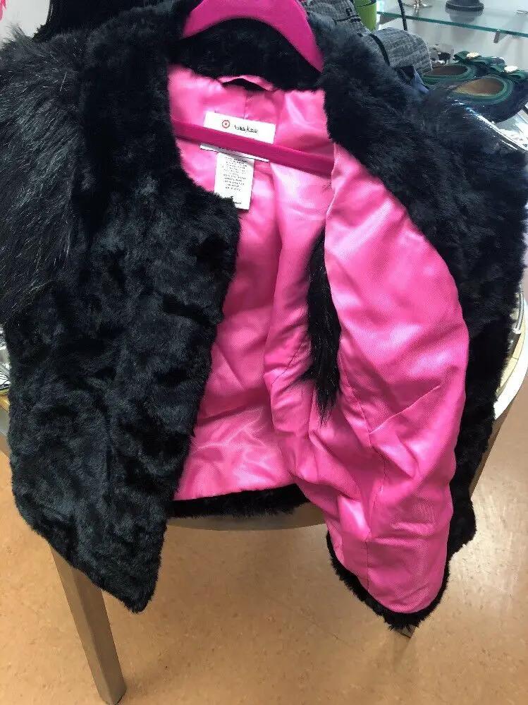 Skaist Taylor Neiman Marcus Target Black Faux Fur Lined Vest. Retail $80.00 NWT by Neiman Marcus