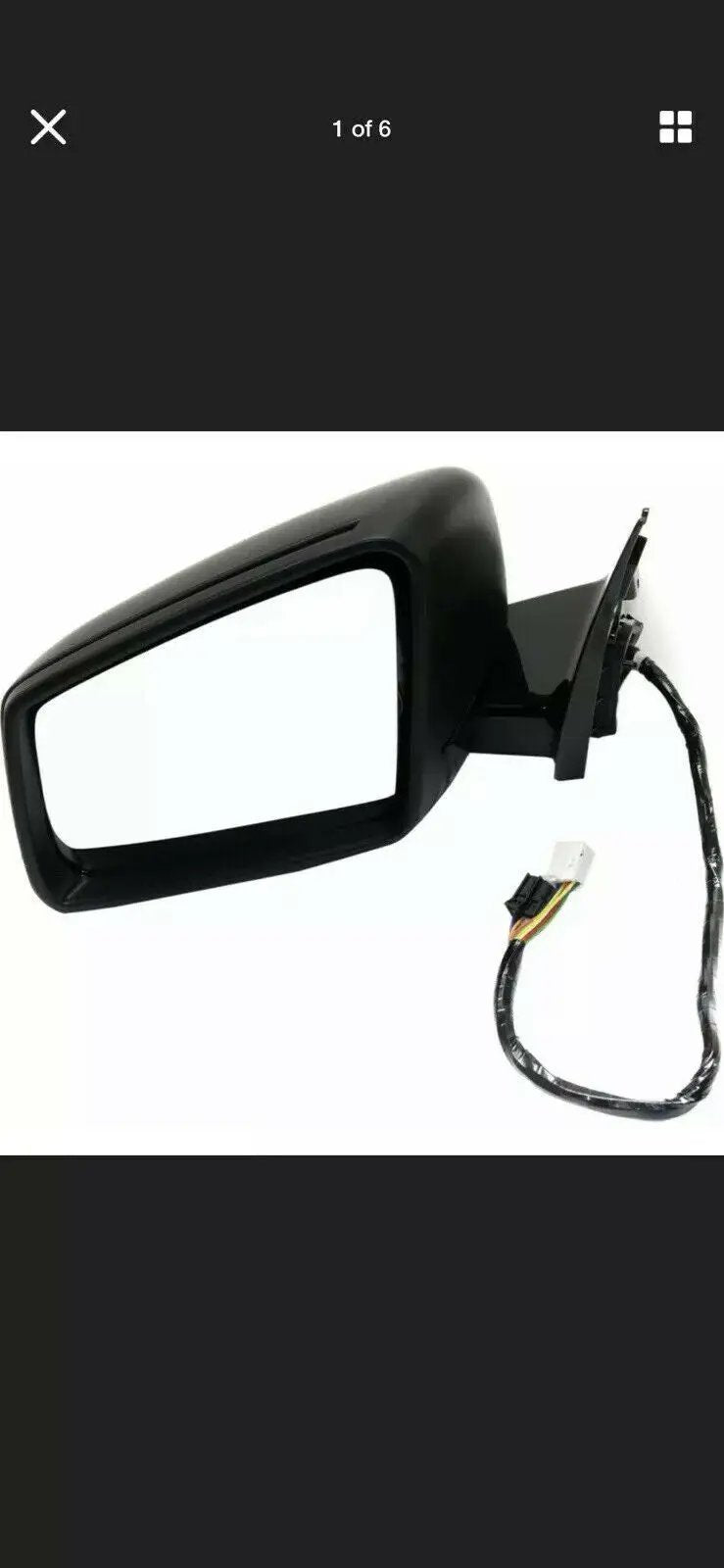 For Mercedes Benz E 550 Mirror 2010-2013 Driver Side Paintable OEM 0001726822 by KarParts360