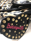 Betseville Leapird Print Crossbody Overnight Bag