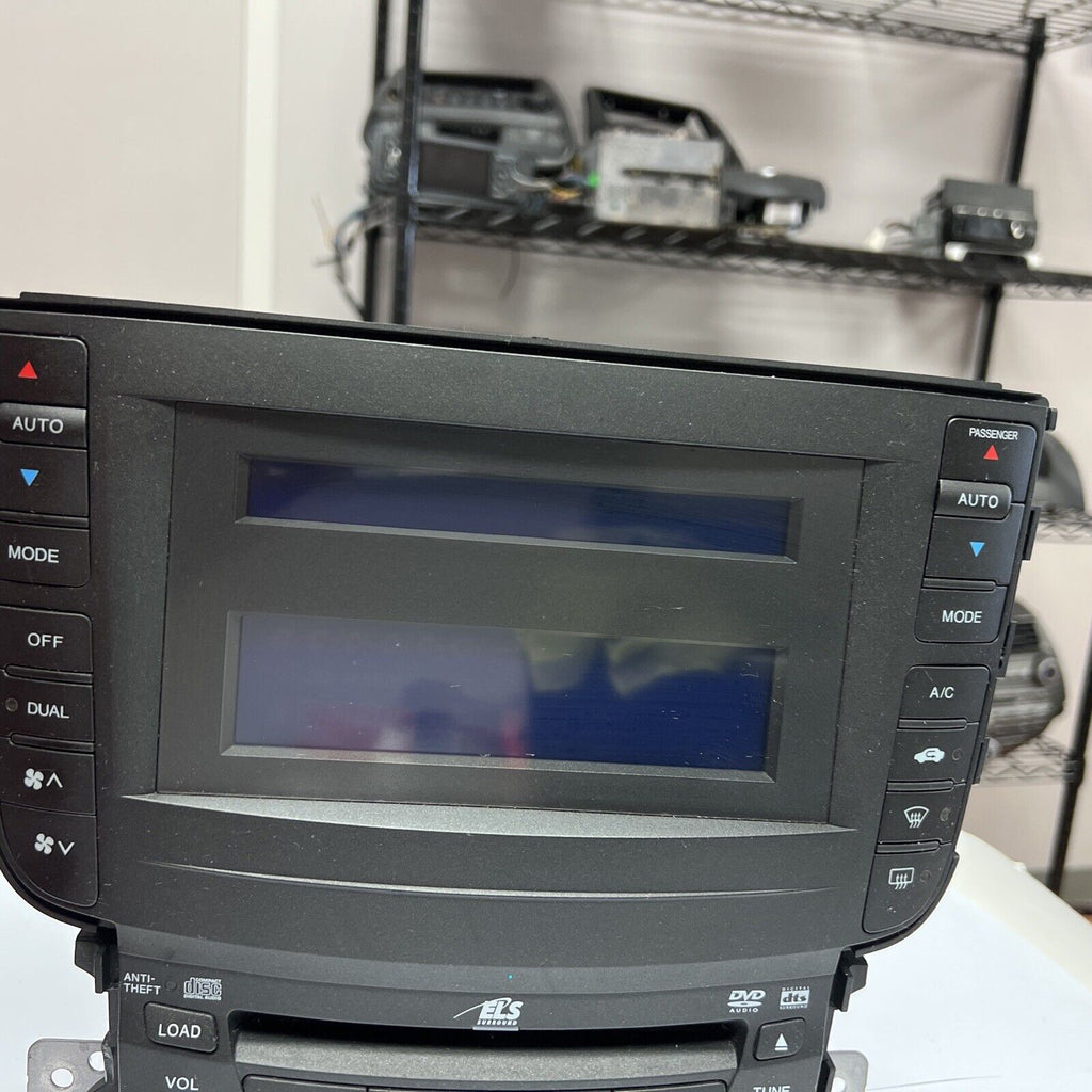 2004-2006 ACURA TL NAVIGATION AM FM CASSETTE 6 CD DVD PLAYER DISPLAY TRIP SCREEN