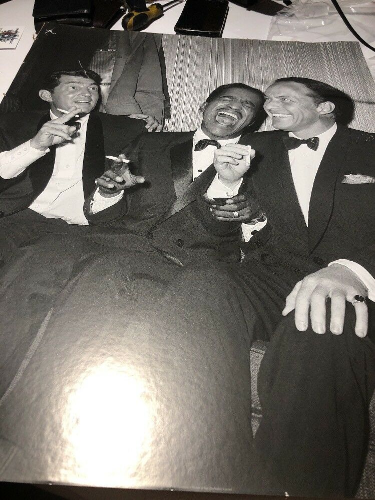THE RAT PACK  DEAN MARTIN SAMMY DAVIS, JR. & FRANK SINATRA