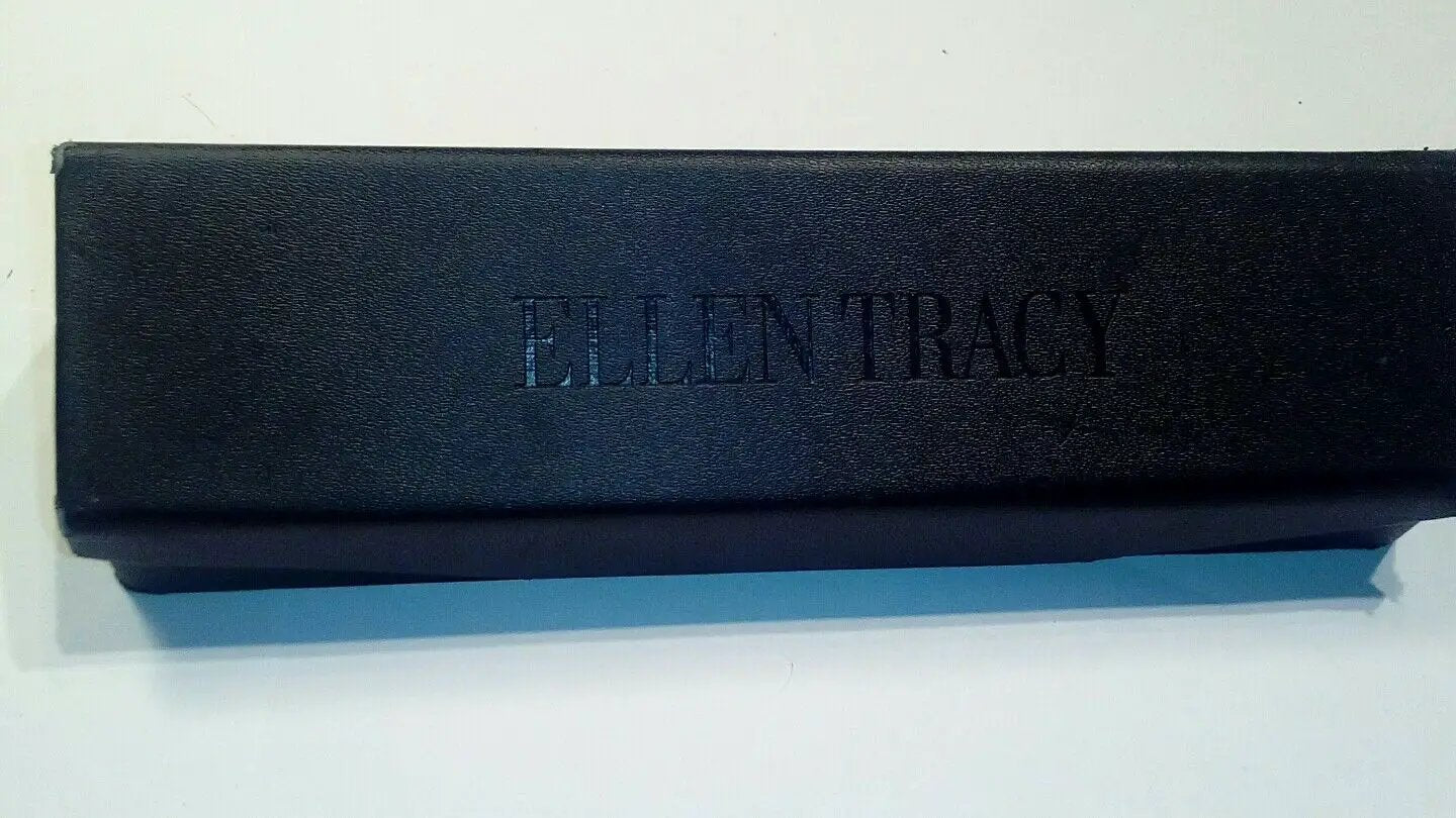 Ellen Tracy Designer Black Eyeglass Hard Case by Ellen Tracy