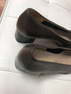 Salvatore Ferragamo Boutique Brown Leather Square Heels Pumps Size 8.5 4A Narrow