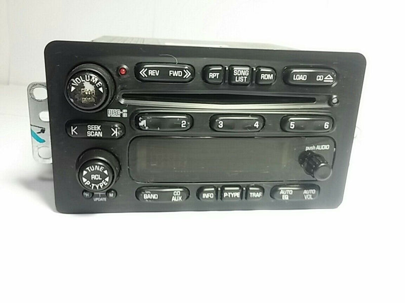 2005 OEM BUICK RENDEZVOUS ULTRA CD, AUX/RADIO PLAYER, P/N: 10348261. WORKING