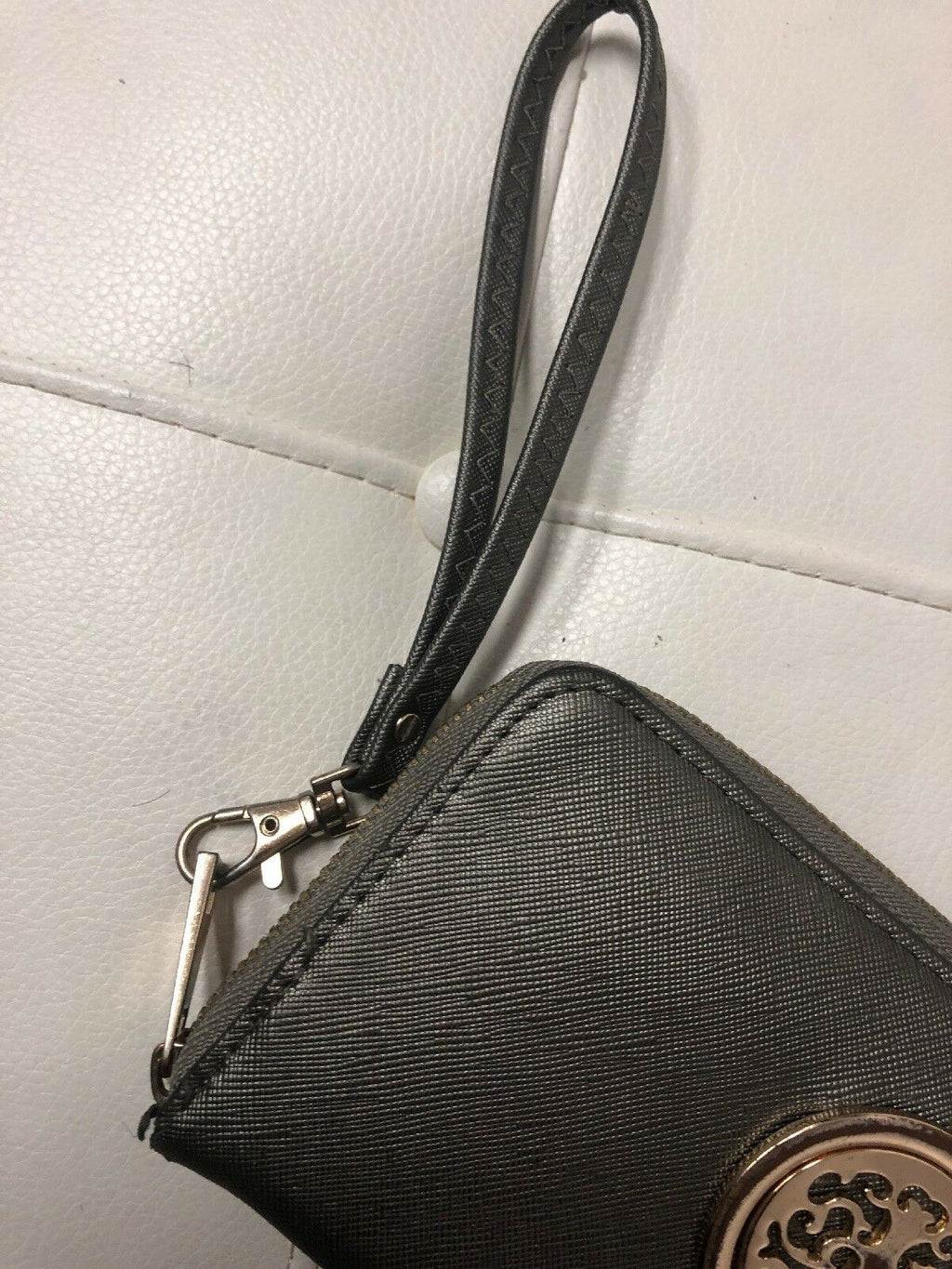 Silver Pewter Wristlet