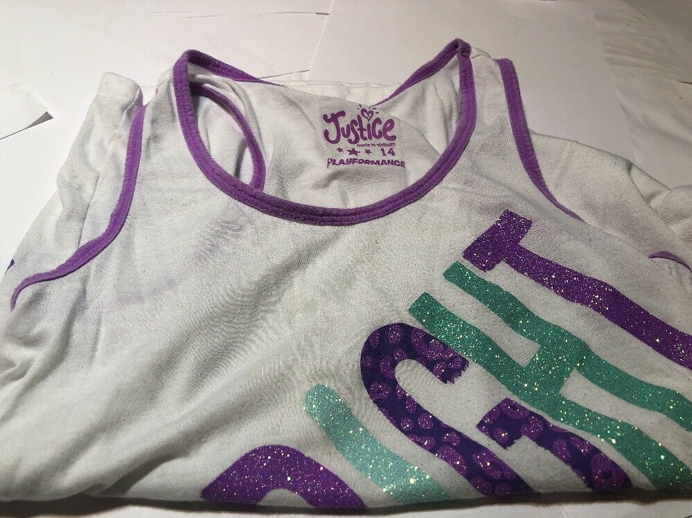 Be Bright Justice Playformance Size 14 T. Shrt