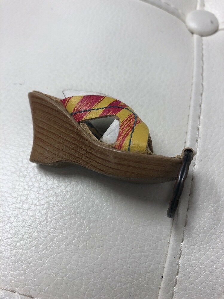 Sofft Wedge Platform Shoe Keychain