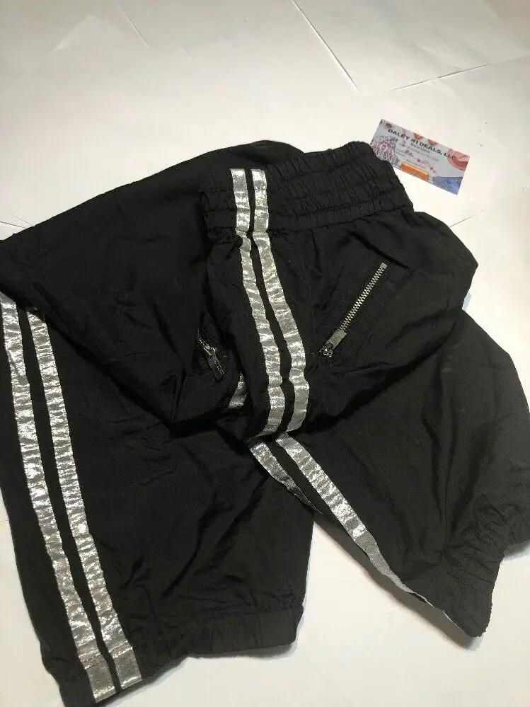 Youth Black And Silver Joggers by DALEY1DEALS,LLC.