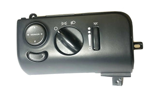 1996 2000 Dodge Caravan Plymouth Voyager Headlight Dimmer Trim Panel Gray Dash