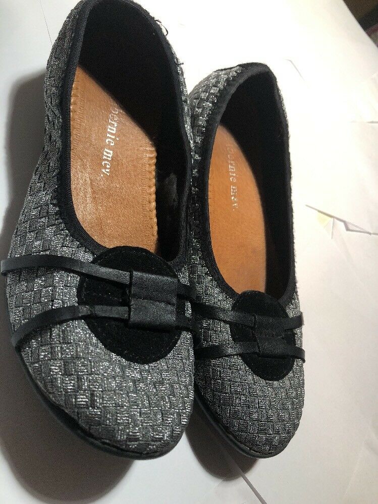 Bernie Mev Pewter Flats