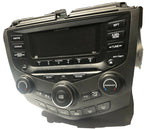 2003-2007 2006 Honda Accord Radio AM FM CD 6 DISC Player Climate Control 7BLO