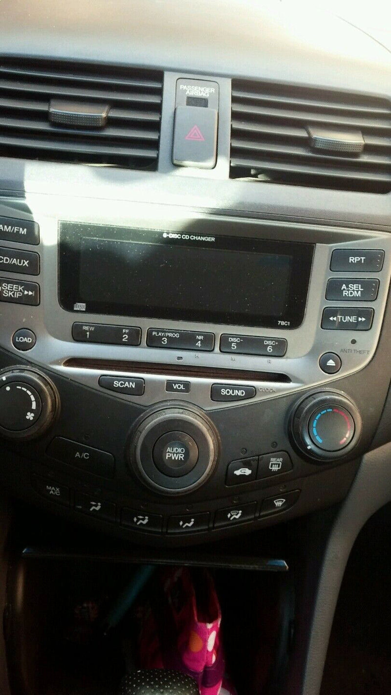 2007 Honda Accord CD heater control unit yeah I mean