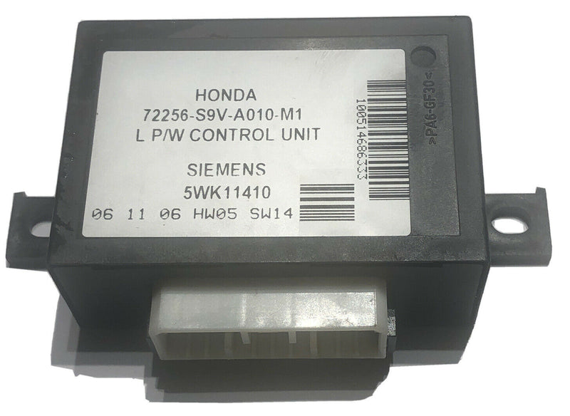 Honda 72256-S9V-A01 - Left Power Window Control Unit DOOR MODULE KEY LOCK OEM