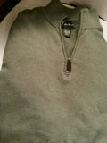 Eddie bauer large zip up sweater tall%100 percent cotton zip up sweater. by Eddie Bauer