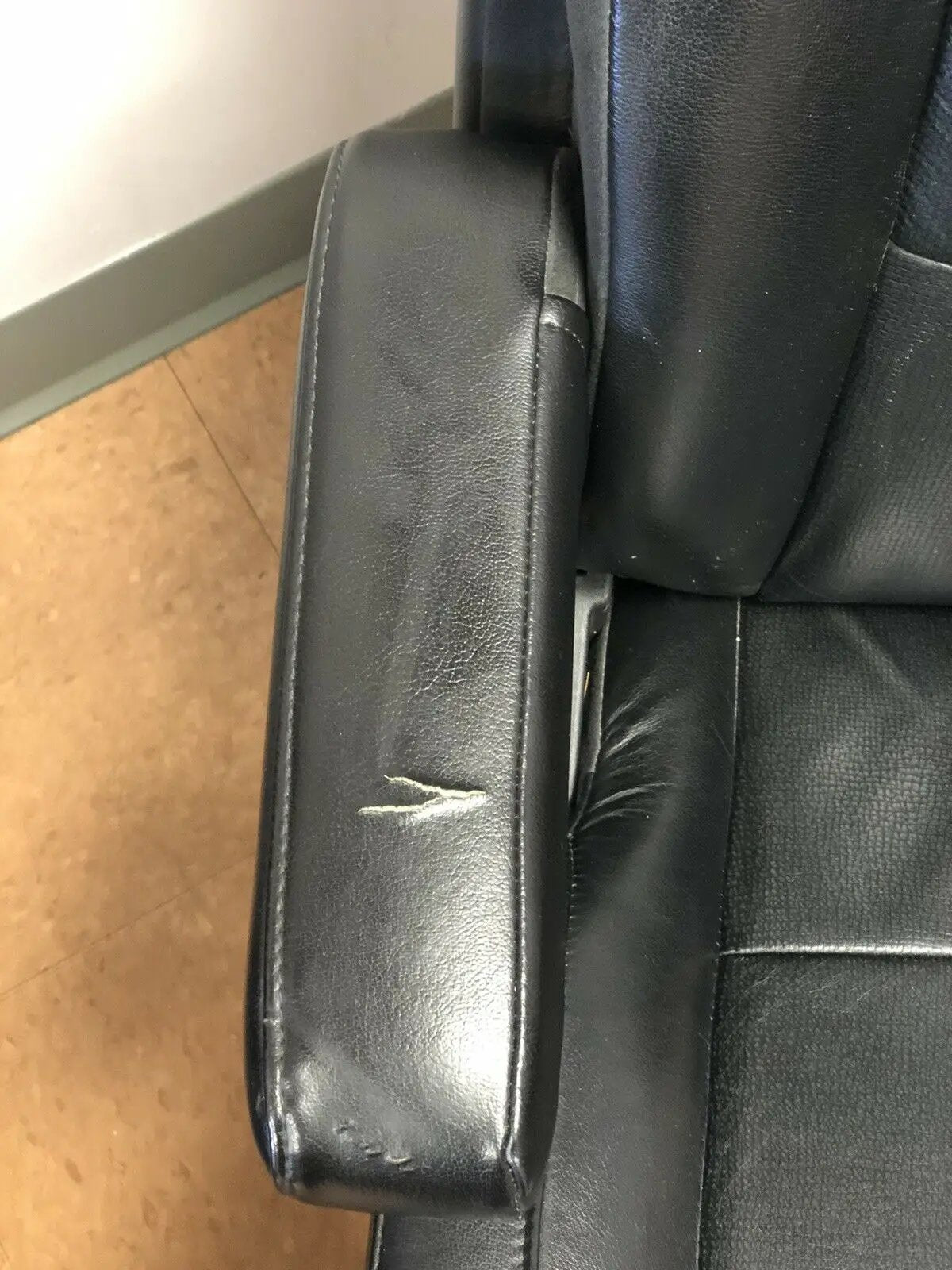 Black OEM Driver Front Seat Bucket Air Bag Leather Electric 08-11 ARMADA 1297725 by NISSAN