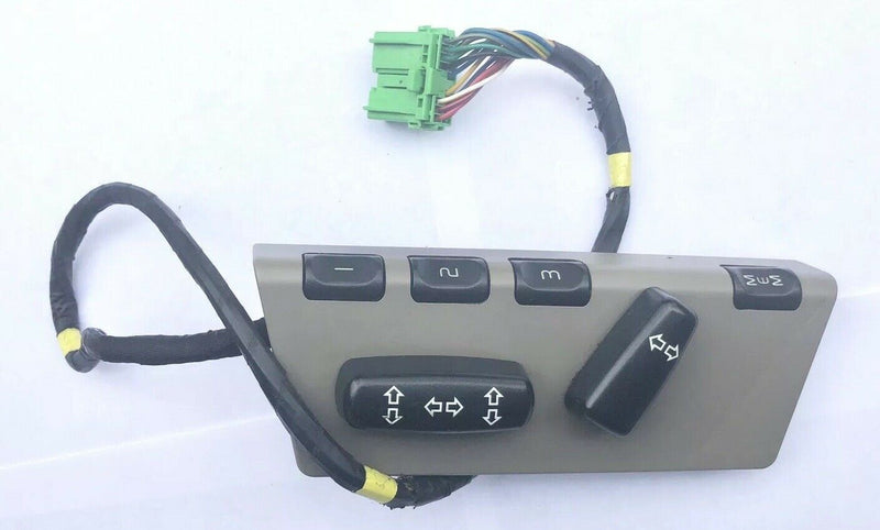 2001 VOLVO V70 FRONT LEFT DRIVER SIDE MEMORY SEAT ADJUST SWITCH TAN OEM 9188787