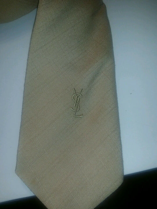 yves saint laurent nude vintage color tie