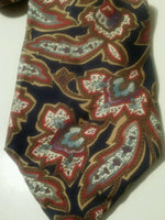 Christian dior monsieur 100% silk delicious floral paisley print tie.