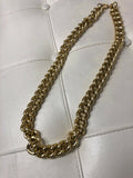 14 In Gold Tone Phat Chain  Costume Necklace