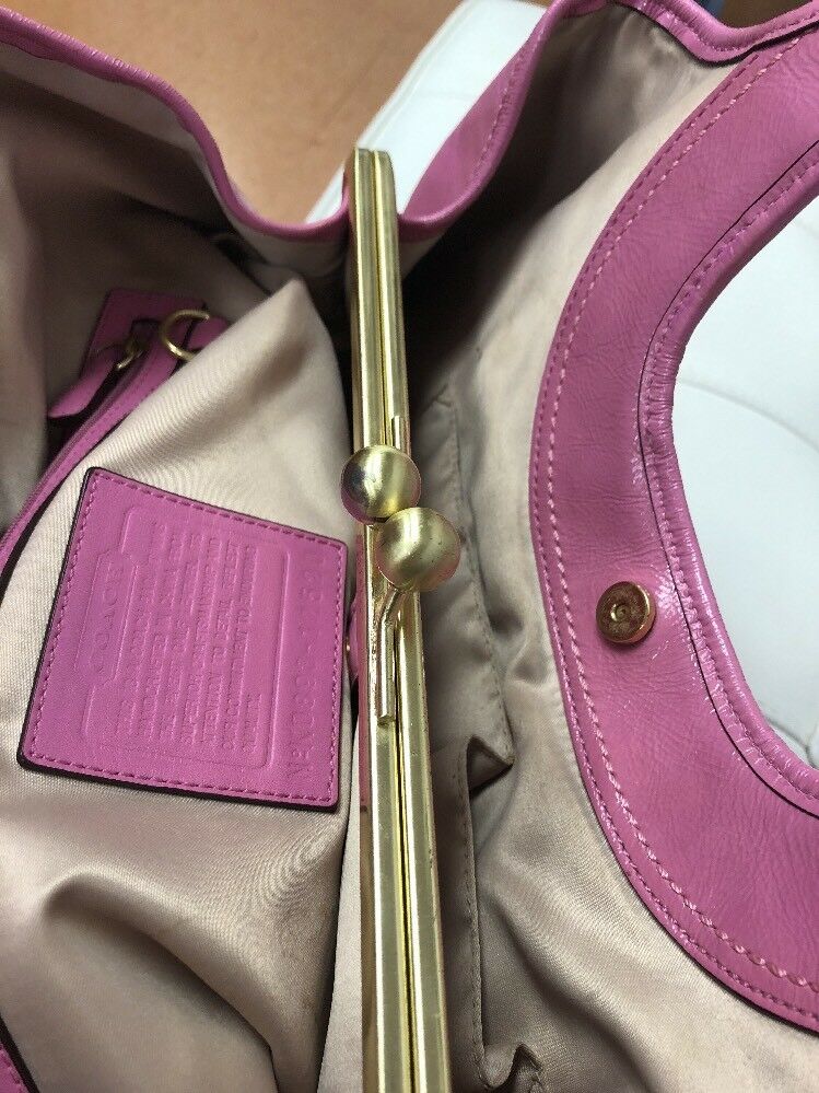 Coach Pink Saddle Bag