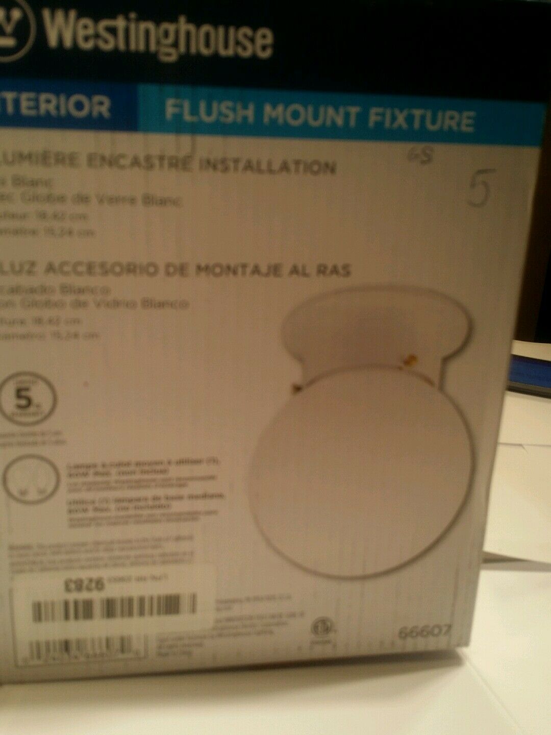 Westinghouse interior flush mount fixture 1 limere encastere installation