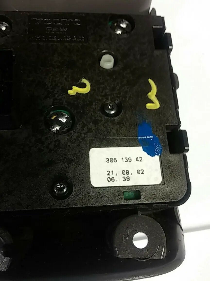 Headlight 2001 00-04 Volvo s40 v40 head light Switch with trim oem 30613942 by Volvo
